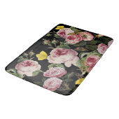 PINK ROSES EN GEEL BUTTERFLIES BADMAT (Gekanteld)