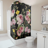 PINK ROSES EN GEEL BUTTERFLIES DOUCHEGORDIJN (In situ)