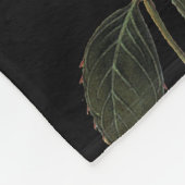 PINK ROSES EN GEEL BUTTERFLIES FLEECE DEKEN (Hoek)