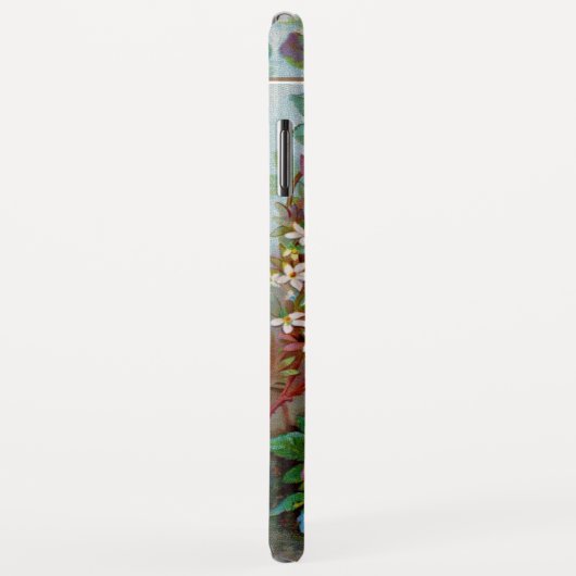 PINK ROSES EN JASMINES FLORAAL MONOGRAM Case-Mate iPhone CASE (Achterkant/rechts)