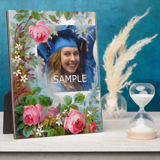 PINK ROSES EN JASMINES FOTOPLAAT (Zijkant)