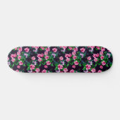 PINK ROSES FLORAL SKATEBOARD (Horizontaal)