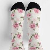 Pink Roses Floral         Sokken (Top)