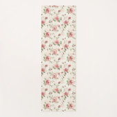 Pink Roses Floral Yogamat (Voorkant)