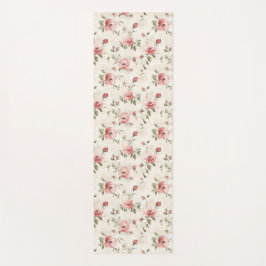 Pink Roses Floral Yogamat