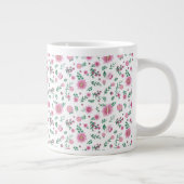 Pink Roses Galore Grote Koffiekop (Rechts)