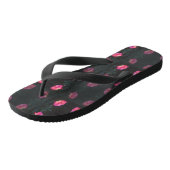 Pink Roses Garden Teenslippers (Schuin)