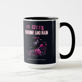 Pink Roses Gothic Mug Mok
