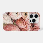 Pink roses iPhone hoesje (Achterkant horizontaal)