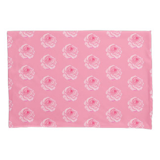Pink roses kussensloop