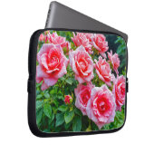 Pink Roses Laptop Sleeve (Voorkant Rechts)
