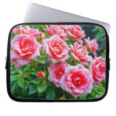 Pink Roses Laptop Sleeve (Voorkant)