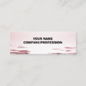 PINK ROSES MINI VISITEKAARTJE (Achterkant)