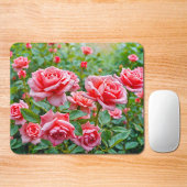 Pink Roses Mouse Pad Muismat