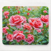 Pink Roses Mouse Pad Muismat (Voorkant)