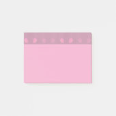 Pink Roses Pattern Header Post-it® Notes (Voorkant)