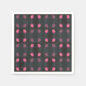Pink Roses Pattern Servet (Voorkant)