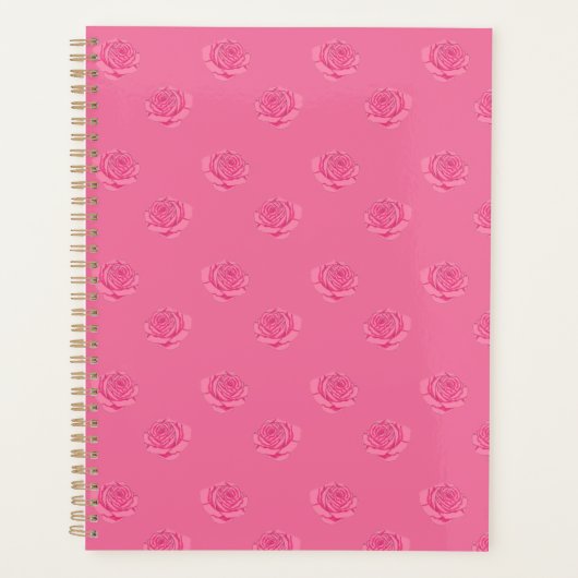 Pink roses planner (Voorkant)