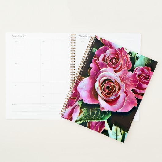 PINK ROSES PLANNER (Display)