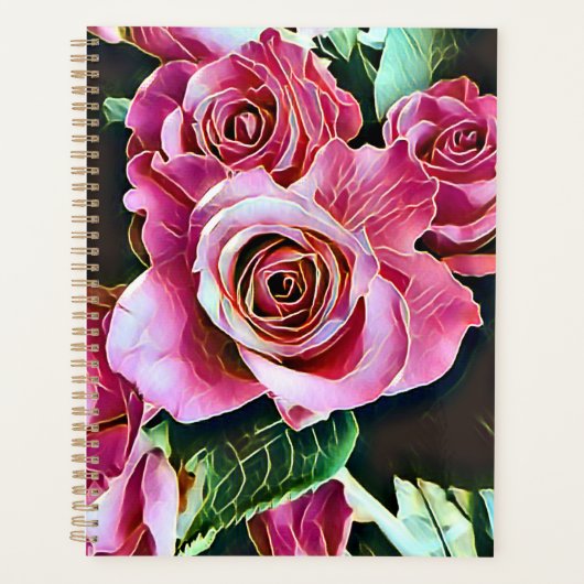 PINK ROSES PLANNER (Voorkant)