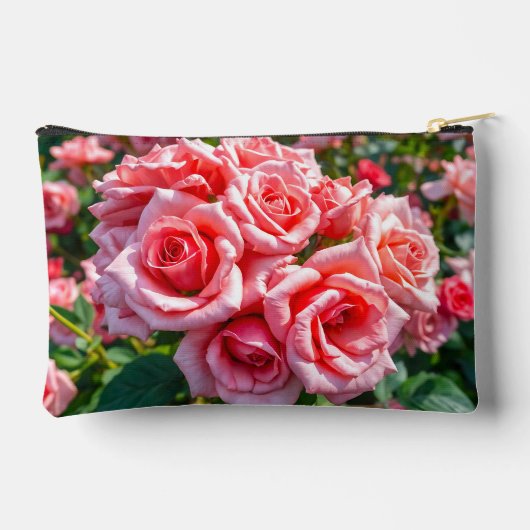 Pink Roses Pouch Etui (Achterkant)