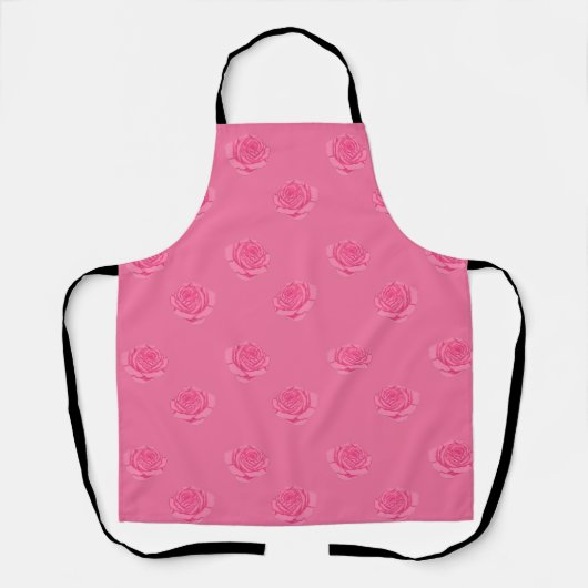 Pink roses schort (Voorkant)