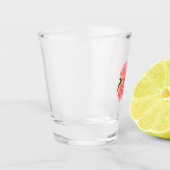 Pink roses shot glas (Links)