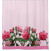 PINK ROSES SHOWER CURTAE DOUCHEGORDIJN (Voorkant)