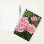 Pink Roses Spiral  Notitieboek (Binnen)