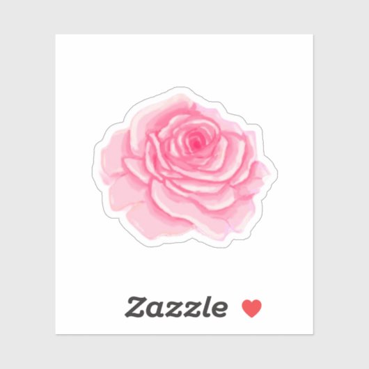 Pink roses sticker (Vel)
