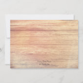 Pink Roses Summer Birthday Party Kaart (Achterkant)