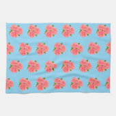 Pink roses theedoek (Horizontaal)