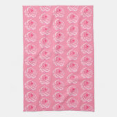 Pink roses theedoek (Verticaal)