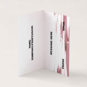 PINK ROSES VISITEKAARTJE (Binnen)