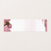 PINK ROSES VISITEKAARTJES (Binnenkant ongevouwen)