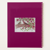 Pink Rosie Finches Planner (Achterkant)