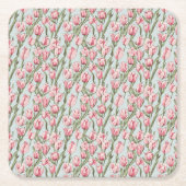 Pink Row Serenity Kartonnen Onderzetters (Voorkant)