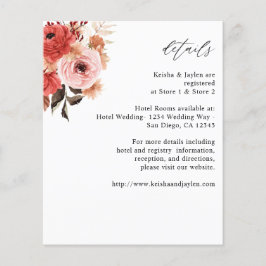 Pink & roze roze roze kleur - Gegevens Flyer