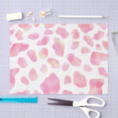 PINK SAFARI - Roze papieren speelplaat weefselpapi Tissuepapier (Craft)