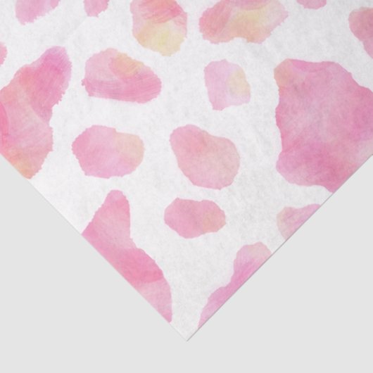 PINK SAFARI - Roze papieren speelplaat weefselpapi Tissuepapier (Detail)