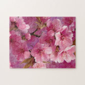 Pink Sakura Blossom Legpuzzel (Horizontaal)