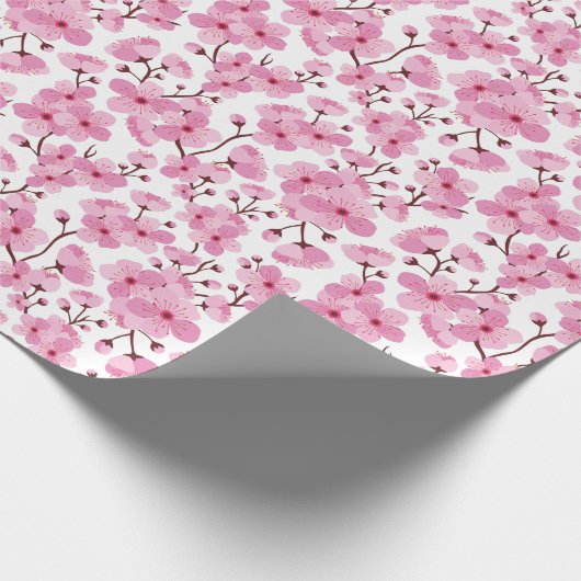 Pink Sakura Cadeaupapier (Hoek)