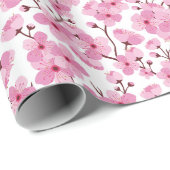 Pink Sakura Cadeaupapier (Rol Hoek)