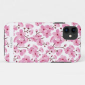 Pink Sakura Case-Mate iPhone Case (Achterkant (horizontaal))