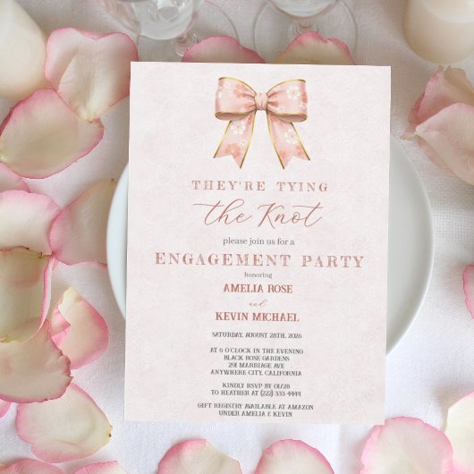 Pink Sakura Ribbon – Japanese-Inspired  Kaart