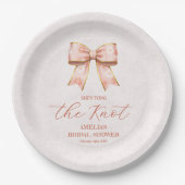 Pink Sakura Ribbon – Japanese-Inspired Papieren Bordje (Voorkant)