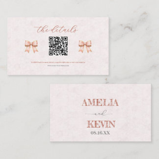 Pink Sakura Ribbon – Japanese-Inspired Plaatskaartje