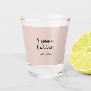 Pink Salt Wedding Bachelorette Party Gift Favor Shot Glas