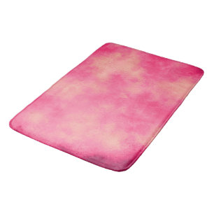 Pink Sand Cloud Effect Bath Mat