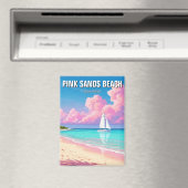 Pink Sands Beach Bahama's Reizen Magneet (Insitu (Vaatwasser))